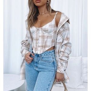 Women’s White Fox Top